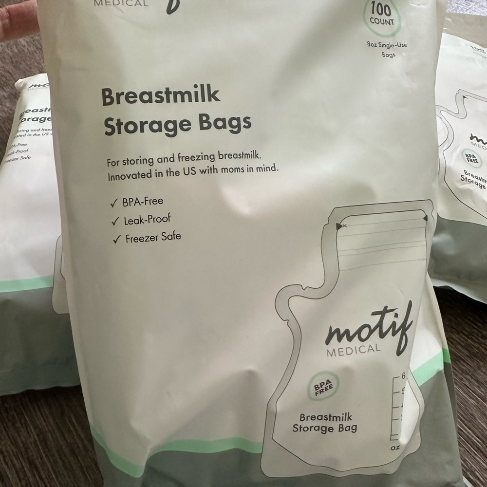 Motif Medical Breastmilk Storage Bags